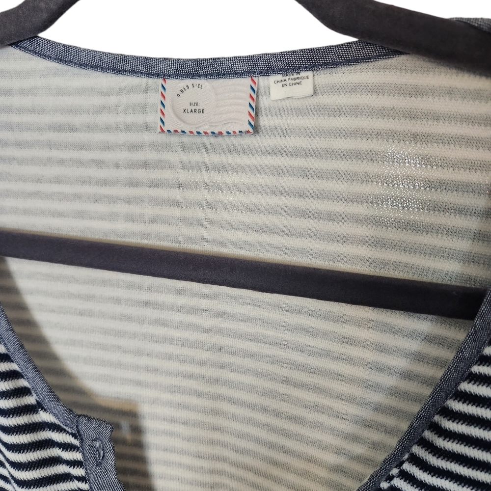 9-H15 Stcl Dresses | New Anthropologie Split Henley Tunic - Picture 3 of 5